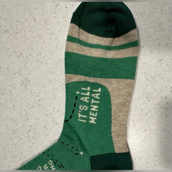 NWT Blue Q Men's Funny Novelty GOLF Crazy Crew Socks with Sayings fit sh… - Picture 5 of 7